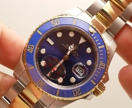 Rolex watches for sale / Gold Blue Submariner Replica